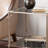 Lorford Mirrored and Tempered Glass Square End Table