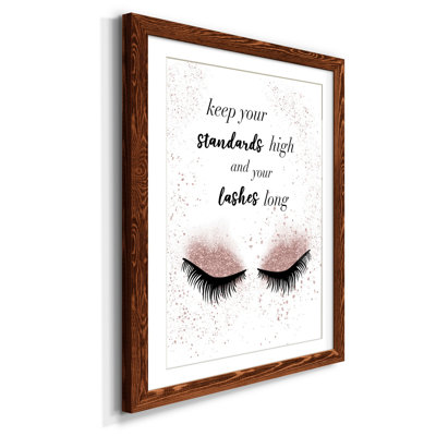 Lash Long - Cadre photo, impression d'art textuel sur papier