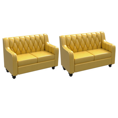 Modern Simple Light Luxury Restaurant Cafe Benches 47.2'' Faux Leather Dining Bench