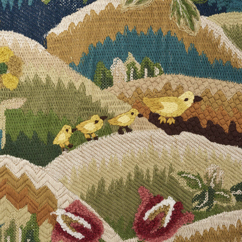 Tissu brodé Gerry