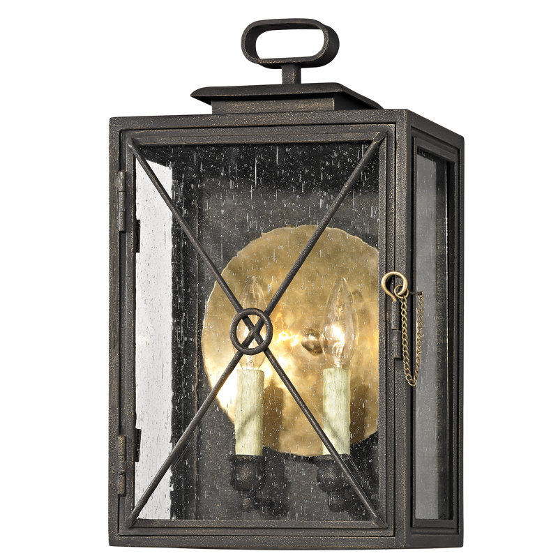 Lanterne murale d'extérieur 2 lumières Randolph, H 16,5 po x l 10 po x P 5,75 po, Deux lumières
