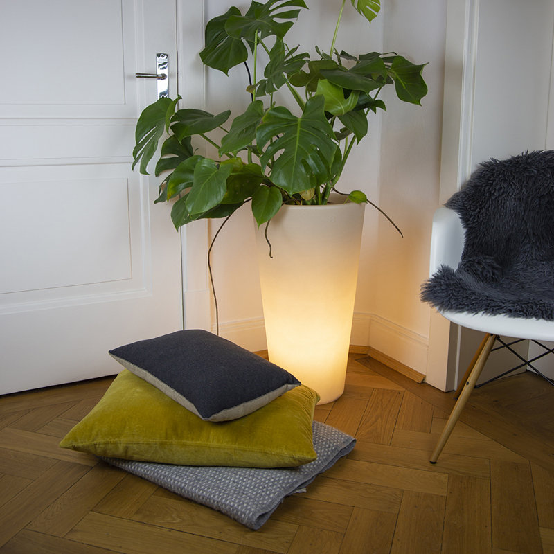 Vita Pot Planter, 70cm H x 39cm W x 39cm D, Sand