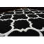 Tapis noir / blanc à motif géométrique Mccampbell-40596173
