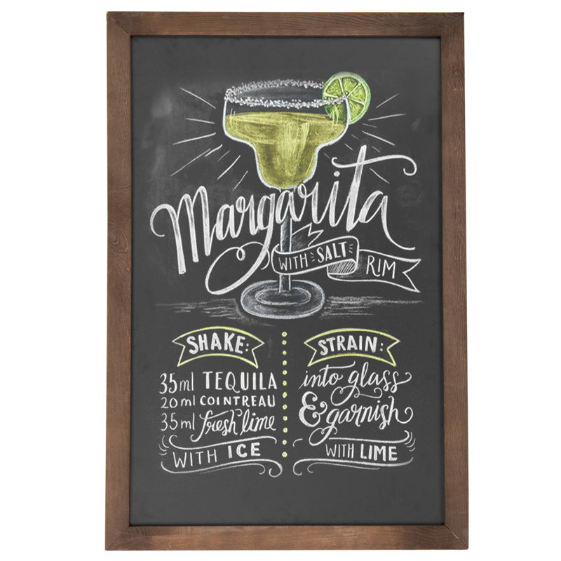 Wall Fiberboard Small - 2' - 4' Chalkboard