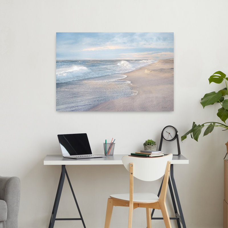 «Coastal Morning», art côtier abstrait, H 24 po x l 36 po