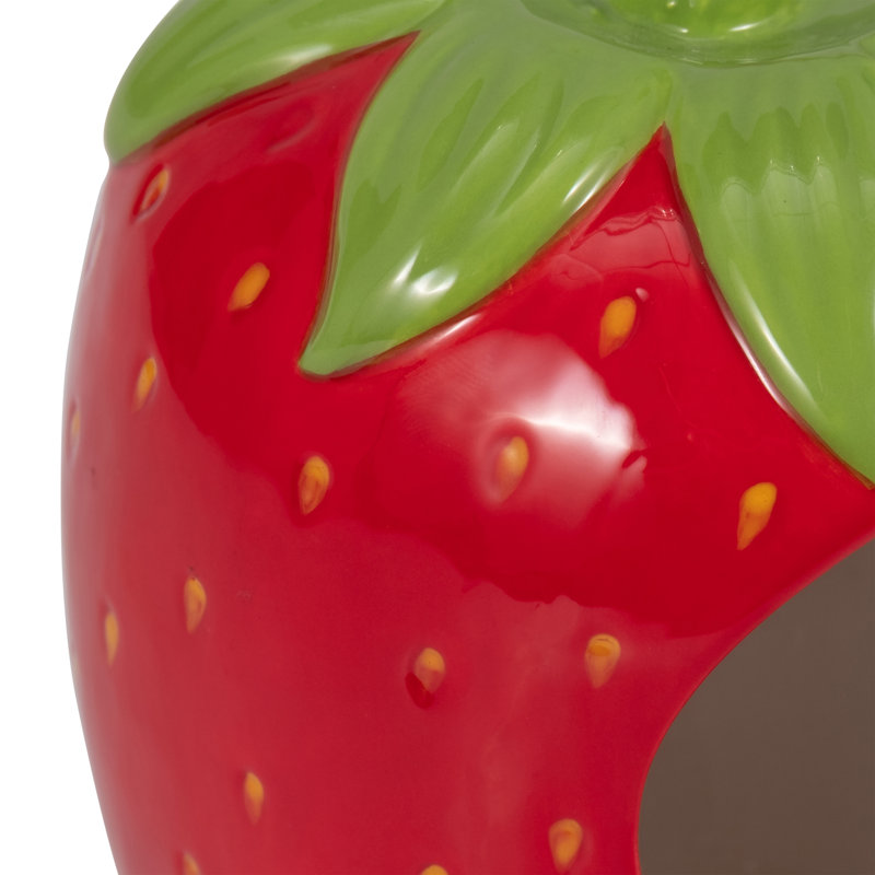 Ensemble de 2 nichoirs suspendus en céramique en forme de fruit pour la décoration de jardin