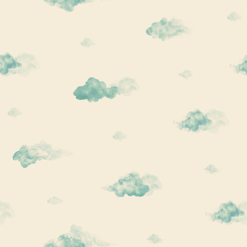 Panneau de papier peint amovible et adhésif clouds Walling, L 48 po x l 24 po