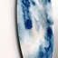 Aquarelle abstraite classique bleu II - cercle moderne en métal, art mural-68855300