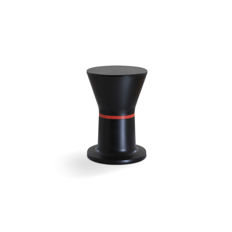 Tabouret d'appoint PA.HE.KO PA, Noir / Rouge