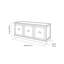 107cm W 3 - Drawer Chest of Drawers-124653044