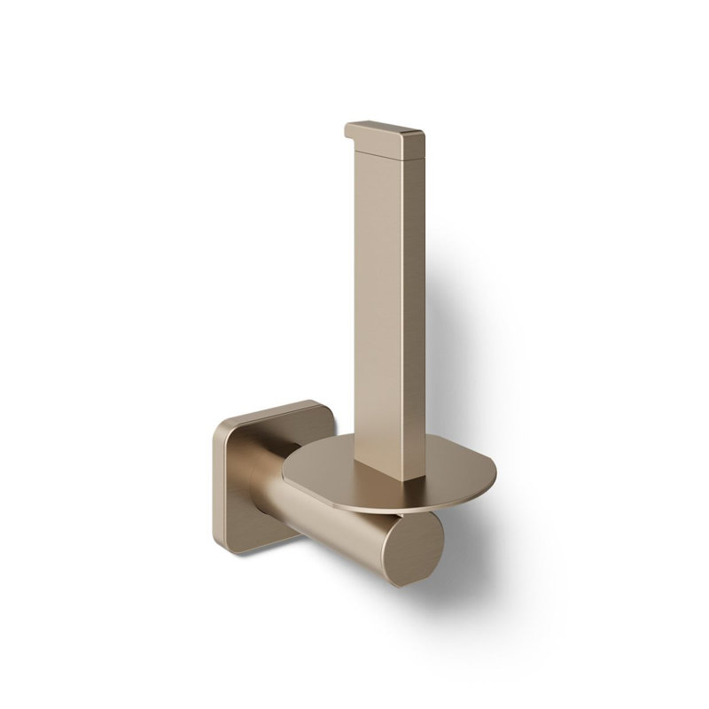 Porte-papier hygiénique vertical Parallel, Bronze brossé