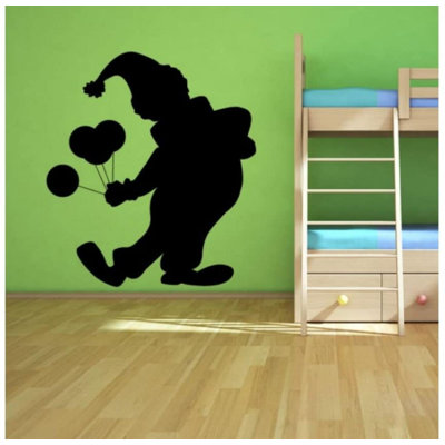 Autocollants muraux pour lit de bébé clown, chambre de bébé, fille, garçon, enfant, chambre d'enfant, autocollant pour chambre à coucher E95AEB5945D48D5B6A5FCC8073D0AD2