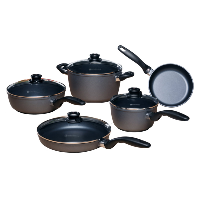 9-Piece Aluminum Nonstick Cookware Set