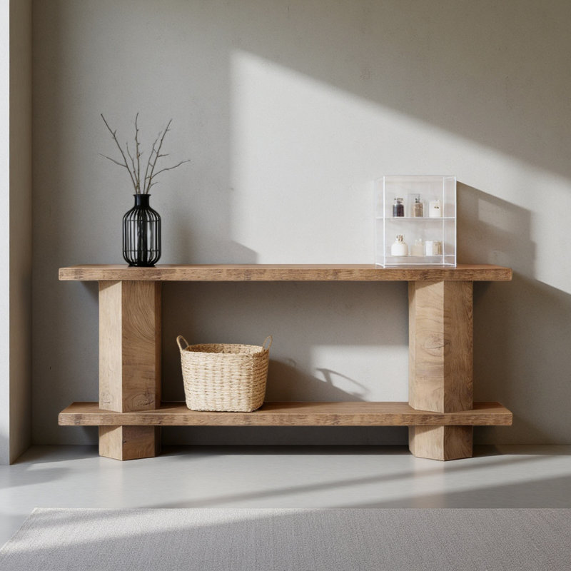 2-Tier Bedside Table,Sofa Table,Console Table,Hallway Table