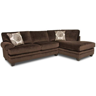 119" Wide Right Hand Facing Corner Sectional