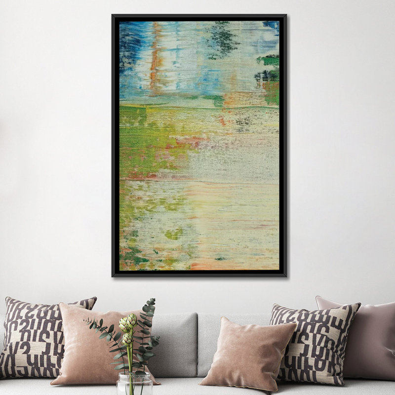 « rêves », impression sur toile, H 26 po x l 18 po x P 1,5 po, Toile avec cadre noir, Pas de tapis