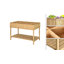 Jardinière en bois surélevée avec tablette 43,25 po x 18 po x 30 po-731972450