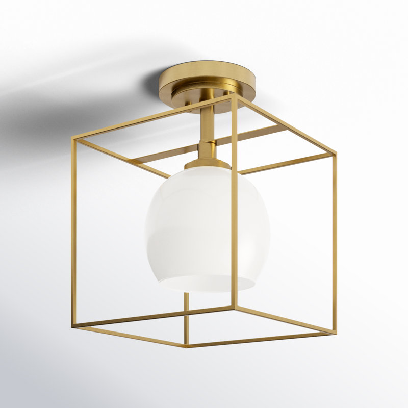 Gaitan Glass Semi Flush Mount