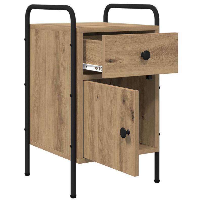 Bedside Table, Artisan Oak