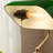Green Glass Vintage Banker's Lamp With Brass Base And Pull-Chain Switch, E26 Socket. Suitable For Offices, Study Rooms, And Other Similar Spaces.