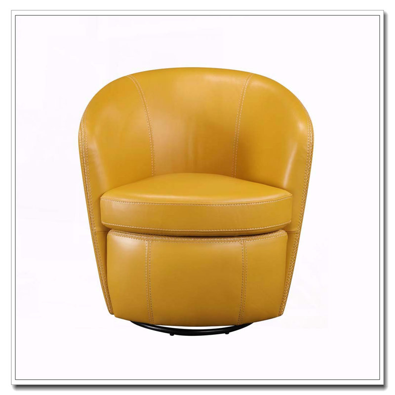 Chaise pivotante, Jaune