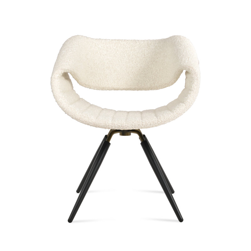 Chaise pivotante Seminyak, Noir