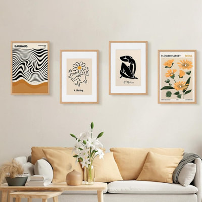 Brown Storage Picture Frame - Set of 4