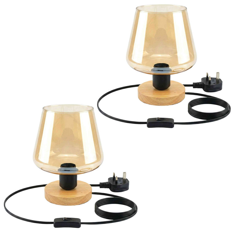 Wood Table Lamp