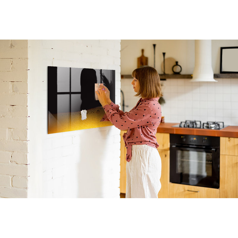Magnetic Glass Photo Memo Board