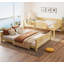 Lit superposé grand sur grand avec plateau pratique, lit superposé en bois massif avec tablettes de rangement et lattes améliorées, naturel clair-2112027363