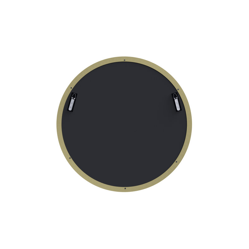 Modern & Contemporary Bathroom/Vanity Mirror, Satin Brass