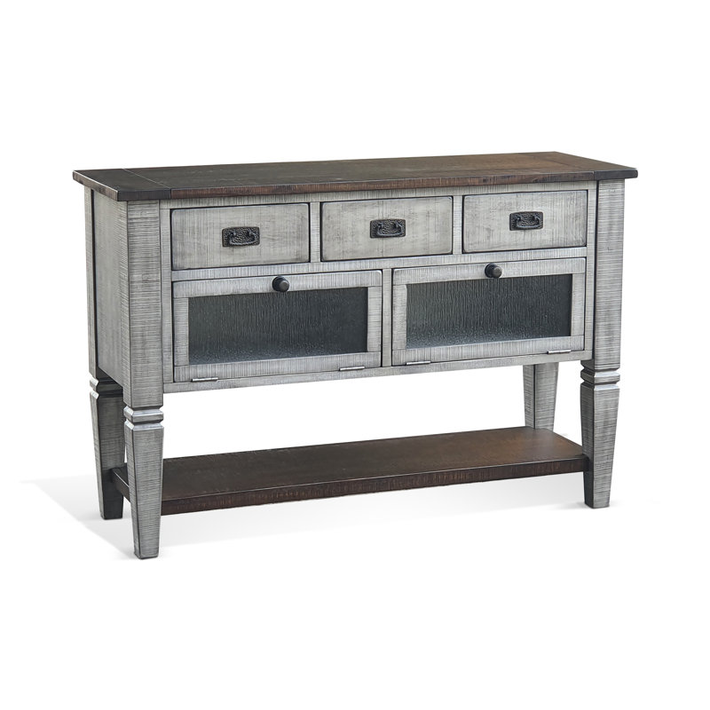 Buffet bas, Gris alpin / brun