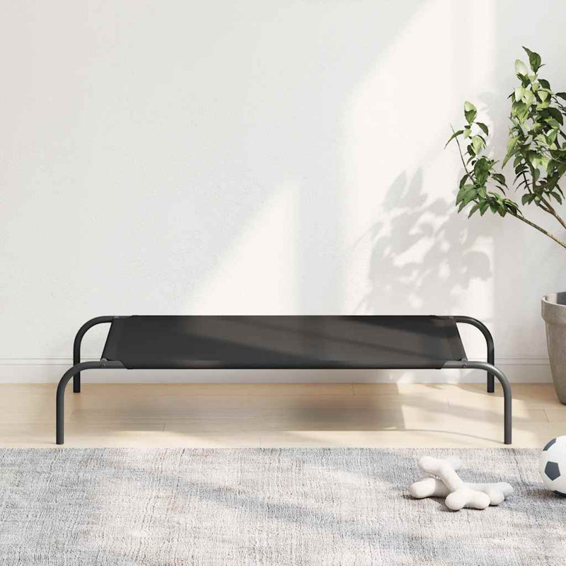 Oxford Fabric Pet Bed, 20cm H x 110cm W x 65cm D, Black