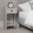 Modern Nightstand in Light Mocha, 12.6 x 24.0 x 11.8 inches | 100% Melamine Coated Particle Board, Thickness: 0.7 inches | Stylish & Functional Design for Bedroom, Industrial & Modern Aesthetic-569722470
