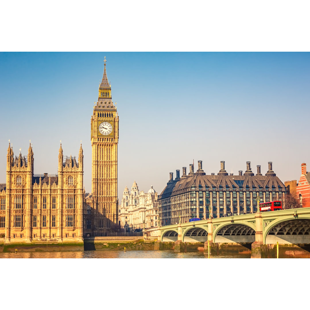 Big Ben Tower von Sborisov - Foto auf Leinwand