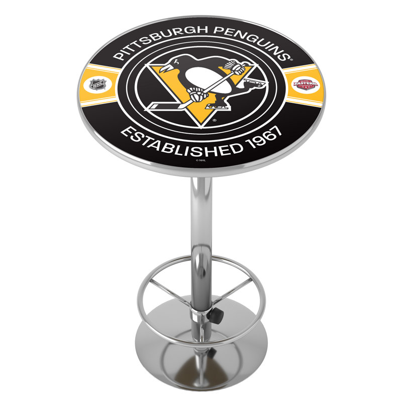 Table de bar avec repose-pieds Pittsburgh Penguins