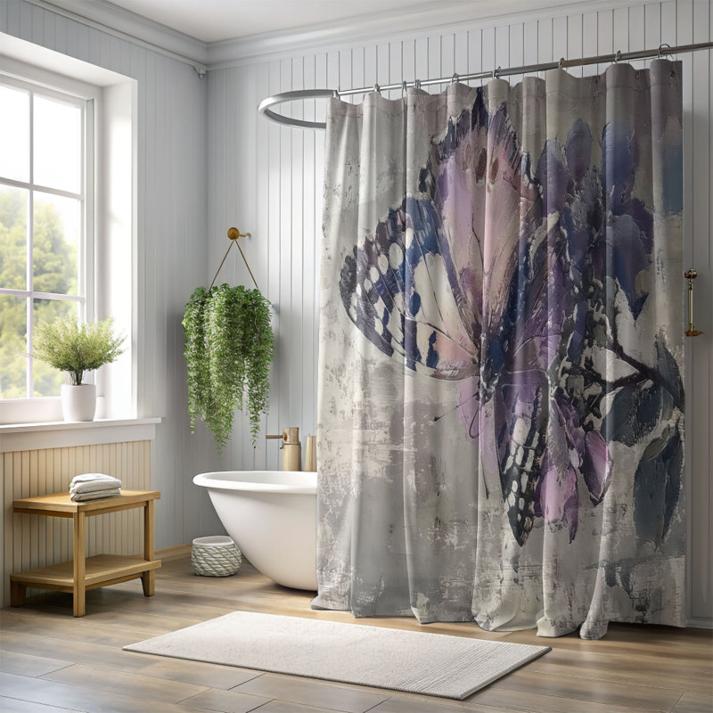 Rideau de douche Vannorman, H 74 po x l 71 po