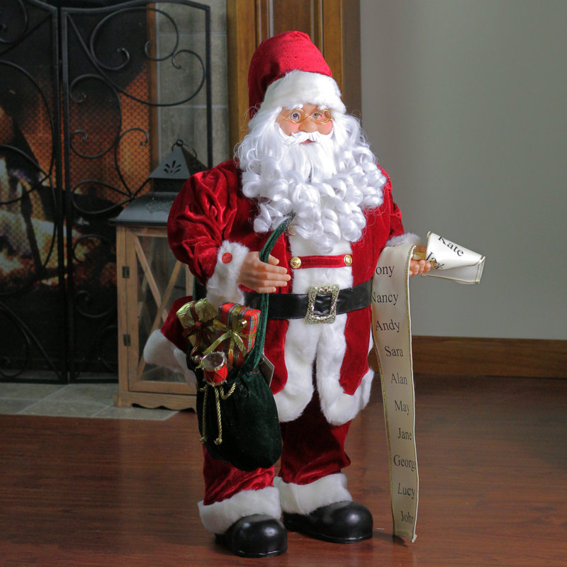 Figurine musicale de père Noël 32 po