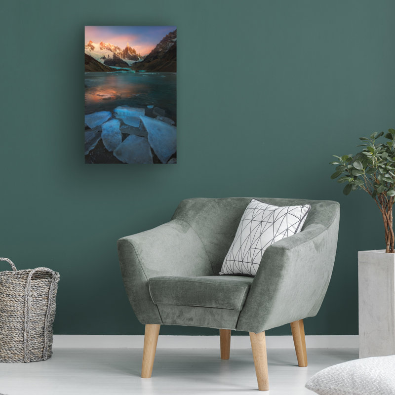 Art sur toile, "Y Frozen Morning", H 19 po x l 12 po