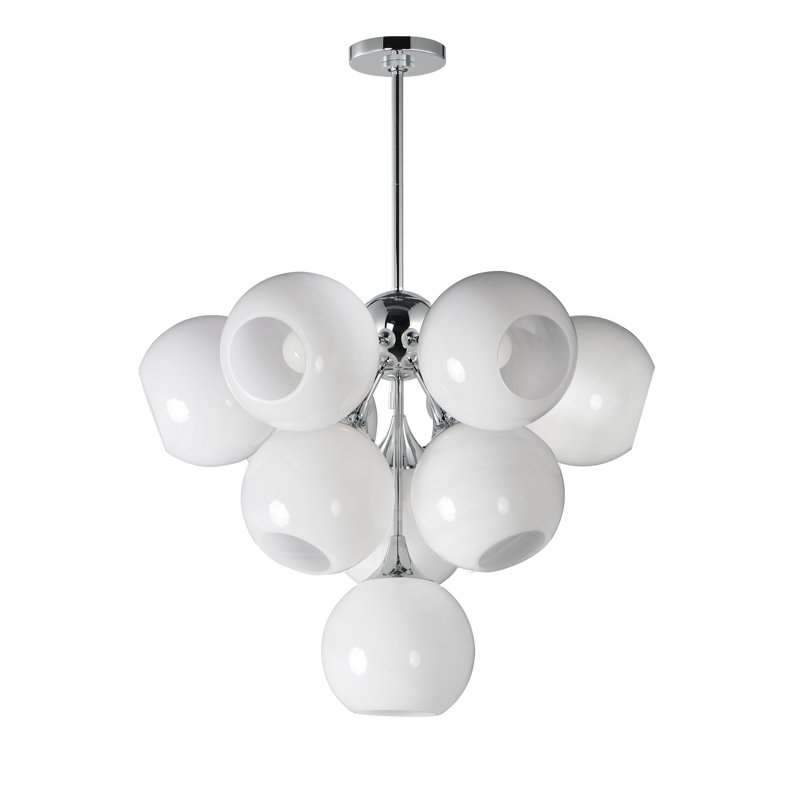Luminaire suspendu Neve, Chrome poli