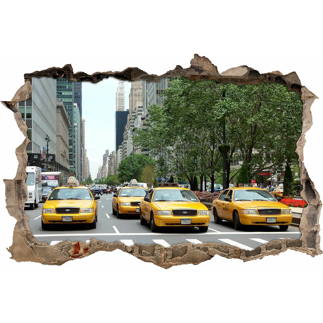 Taxis in New York Wandaufkleber