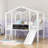 Ambarvale Kids Twin Wood Loft Bed with Slide-52400306