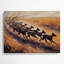 Chiens Azawagh, art mural en métal brun-545799650