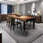 Industrial Style Heavy Solid Wood Dining Table-1051131466