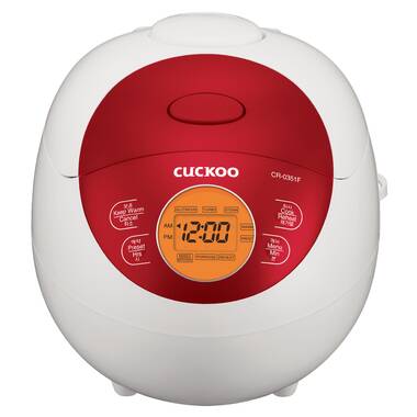 Cuckoo Electric Induction Heating Pressure Rice Cooker CRP-HZ0683FR (Red)