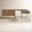 Trey Solid Wood Modular L-Shaped Executive Desk-464672097