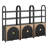 3 Tier Book Shelf 72" Tall Arched Bookcase With Storage, Set of 3-1304971626