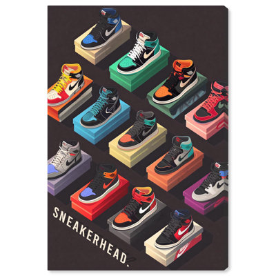 Sneaker Collection Dreams Canvas Sneakerhead Posters by Art Remedy