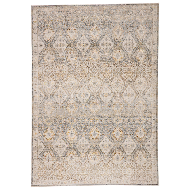 Tapis oriental gris Lynnette, Tapis de couloir 2 pi 2 po x 8 pi
