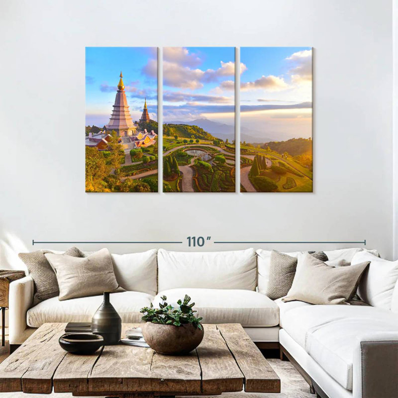 Adella Chiang Mai Temple, 48" H x 74" W